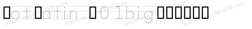 DotLatin D01big字体转换